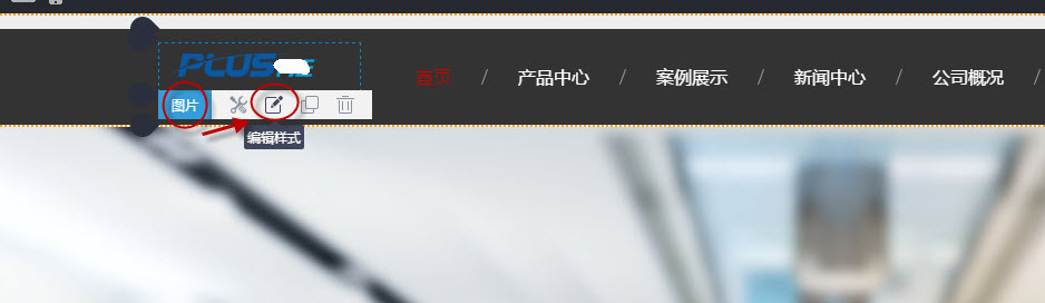 找到编辑样式按钮